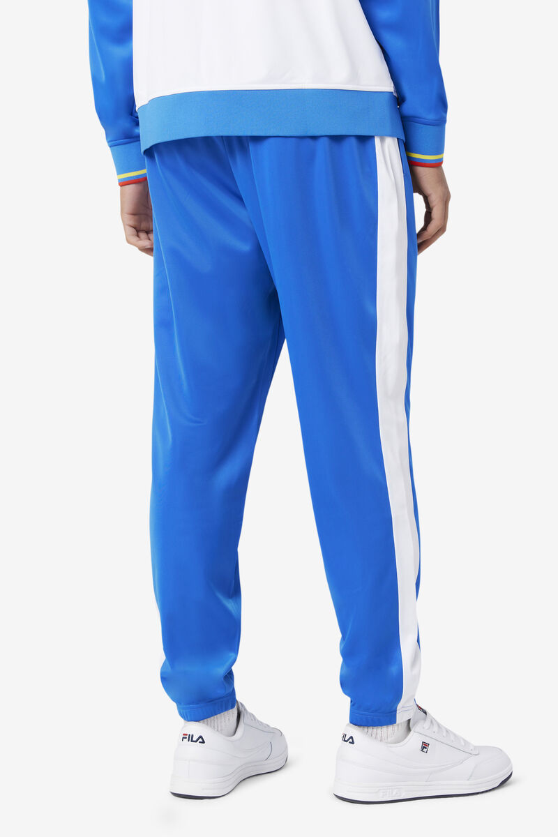 Men's Fila Ecuador Track Pant Tracksuits Blue / White / Red | lGkPGS4OIj3