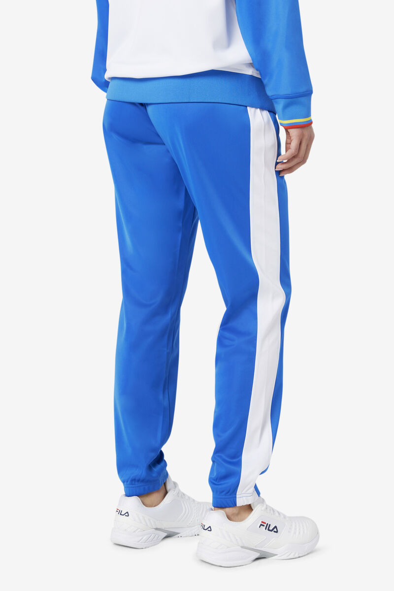 Men's Fila Ecuador Track Pant Tracksuits Blue / White / Red | lGkPGS4OIj3