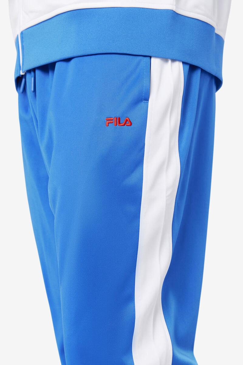 Men's Fila Ecuador Track Pant Tracksuits Blue / White / Red | lGkPGS4OIj3