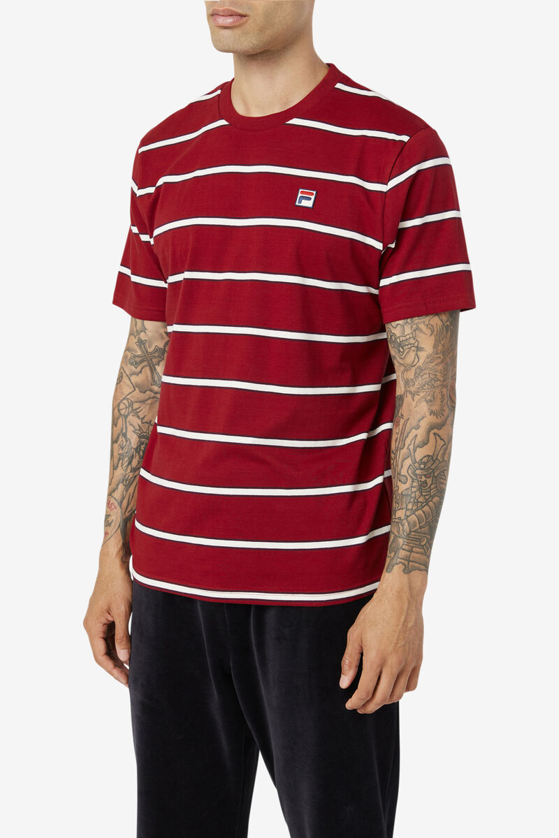 Men's Fila Felix T Shirts White | KFkZ1CDZVZa