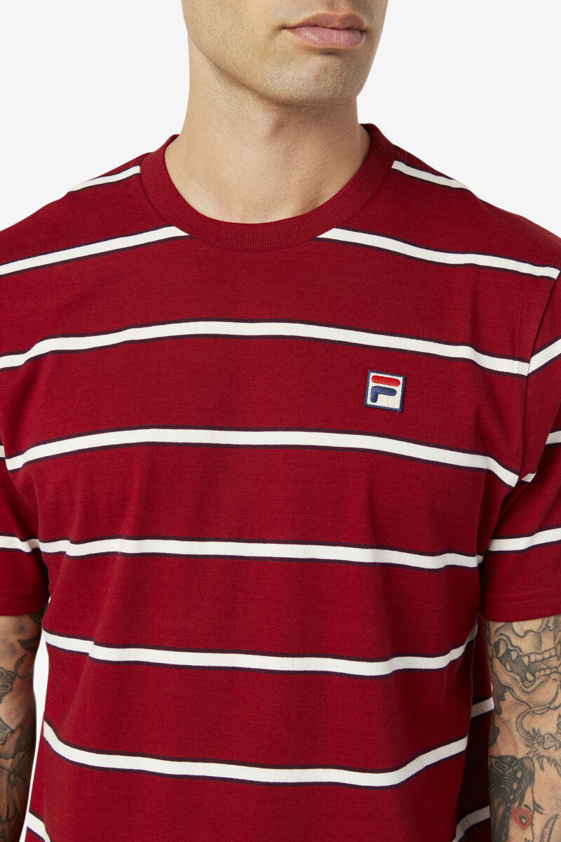 Men's Fila Felix T Shirts White | KFkZ1CDZVZa