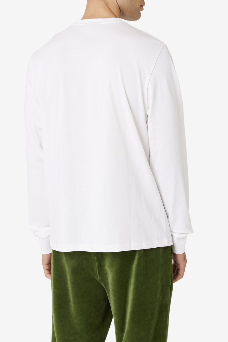 Men's Fila Fila X Paterson Long Sleeve Shirt White | DtD3H6Wixkx
