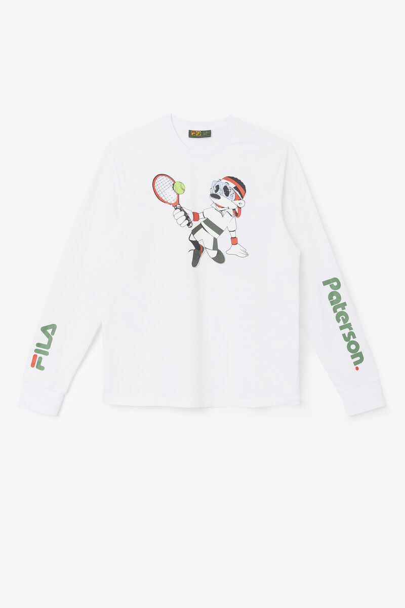 Men\'s Fila Fila X Paterson Long Sleeve Shirt White | DtD3H6Wixkx