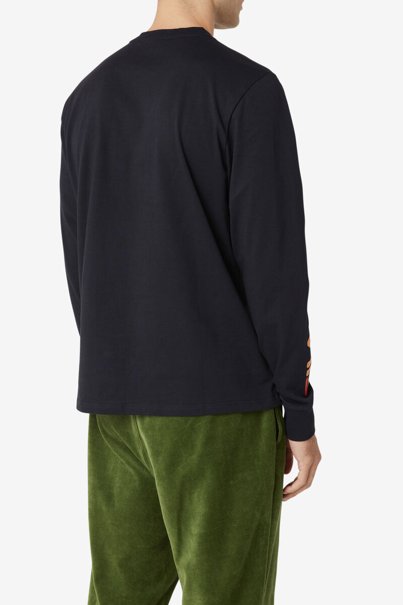 Men's Fila Fila X Paterson Long Sleeve Shirt Black | uaskEDgl67A