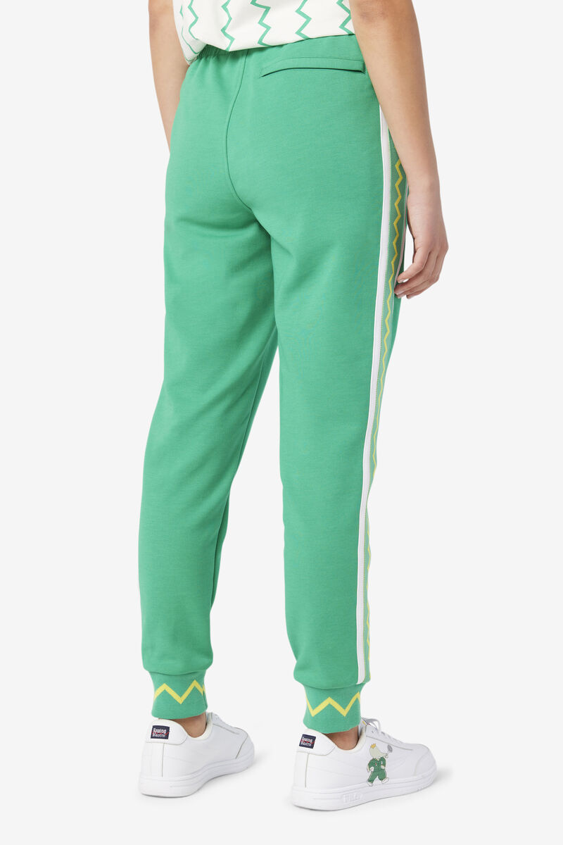 Men's Fila Fila X Rb Babar Evertt Jogger Pants Deep Mint / White | QMqIpxiLovS