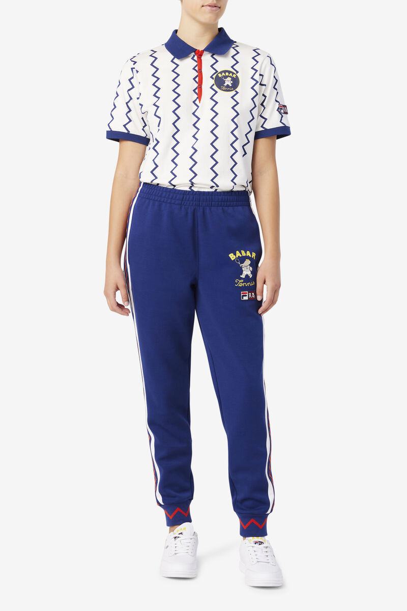 Men's Fila Fila X Rb Babar Evertt Jogger Tracksuits Blue / White | p4zedRafJML