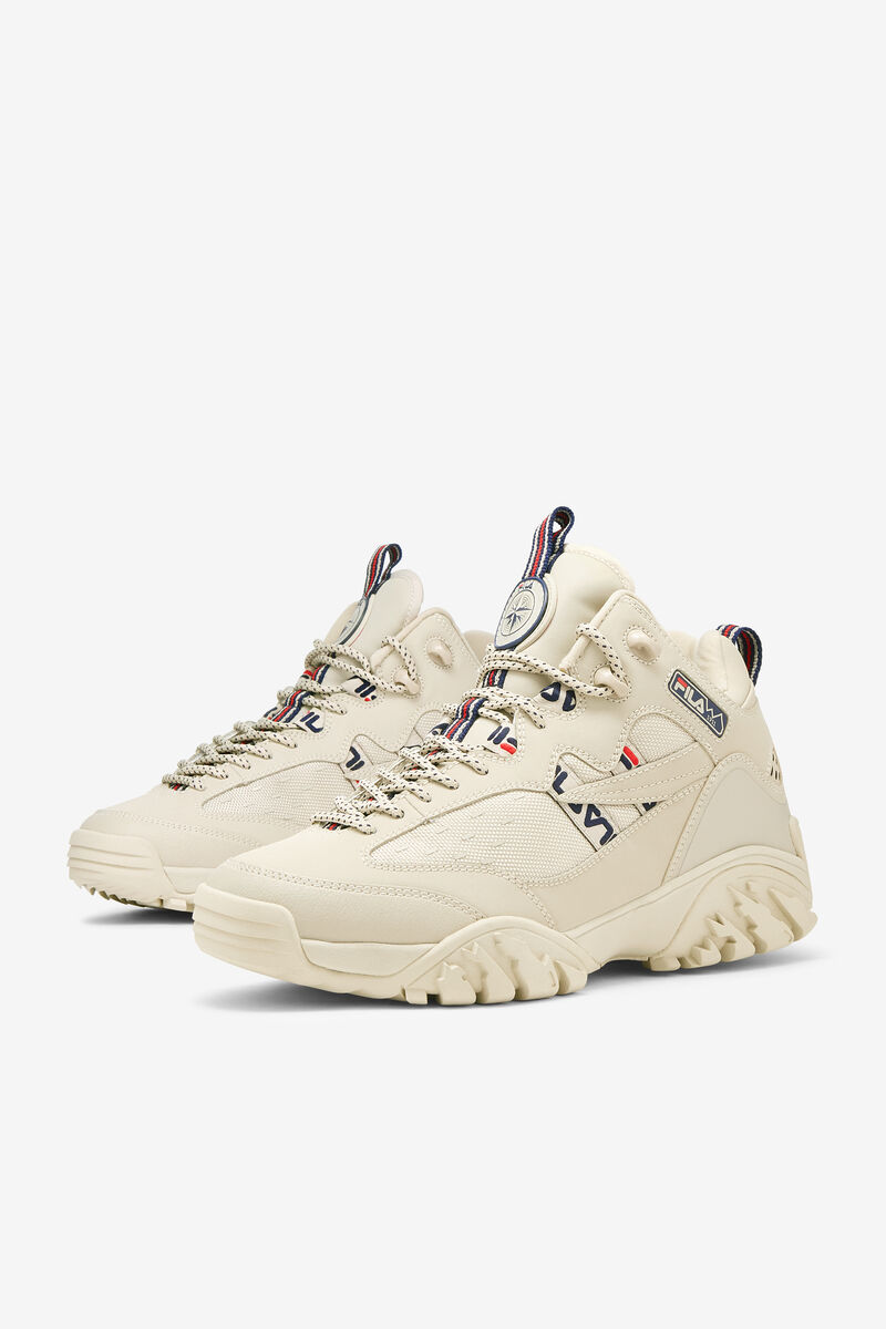 Men's Fila Fixture Cement - Sneakers & Lifestyle | Fila Sneakers Navy / Red | 4148E6Ics6O