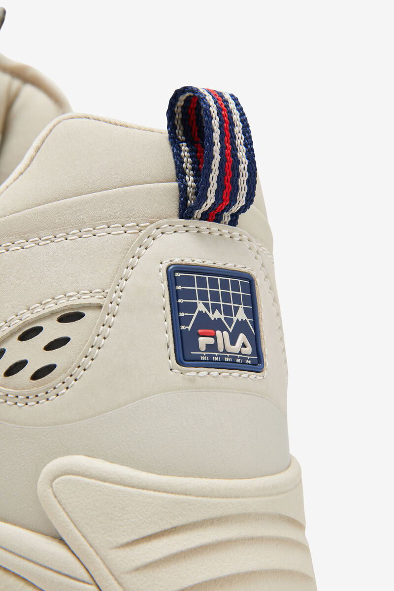 Men's Fila Fixture Cement - Sneakers & Lifestyle | Fila Sneakers Navy / Red | 4148E6Ics6O