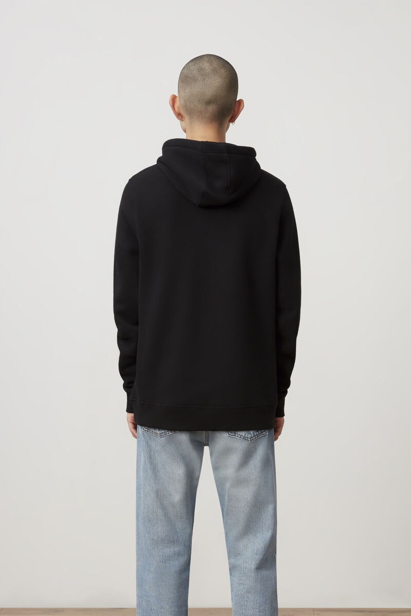 Men's Fila Flori Hoodie Hoodies Black / Red / White | 7NBXrfzJdfA