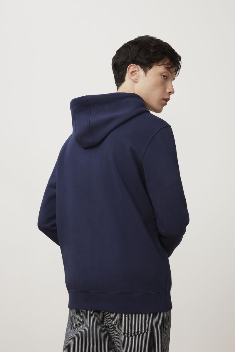 Men's Fila Flori Hoodie Hoodies Navy / Red / White | OqRCkwkRgKu