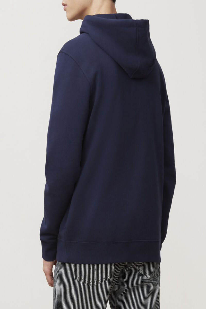 Men's Fila Flori Hoodie Hoodies Navy / Red / White | OqRCkwkRgKu