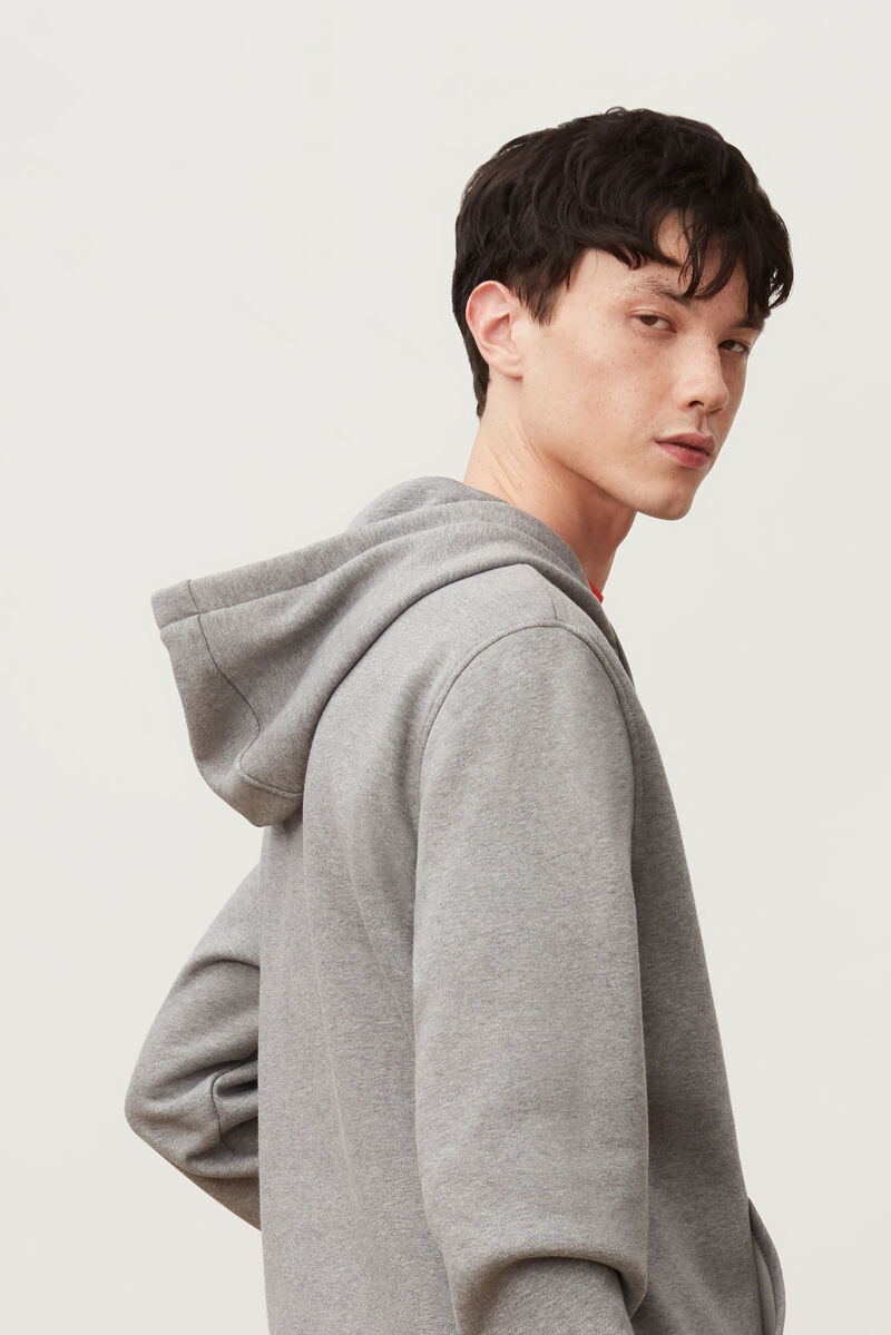Men's Fila Flori Hoodie Hoodies Red | zyHVtTxZ5Sp