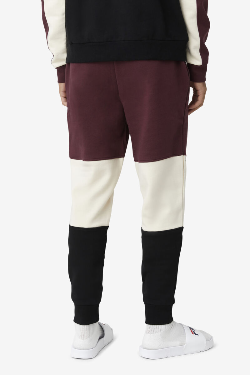 Men's Fila France Pant Pants Brown / Black | TELGtkqtgDl