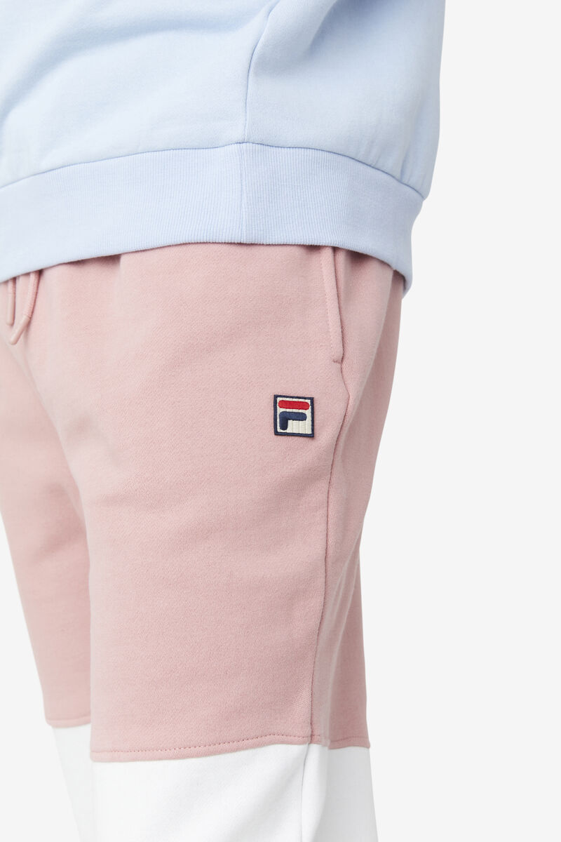 Men's Fila France Pant Pants Pink Grey / White / Blue | eJMYYCfI6zO