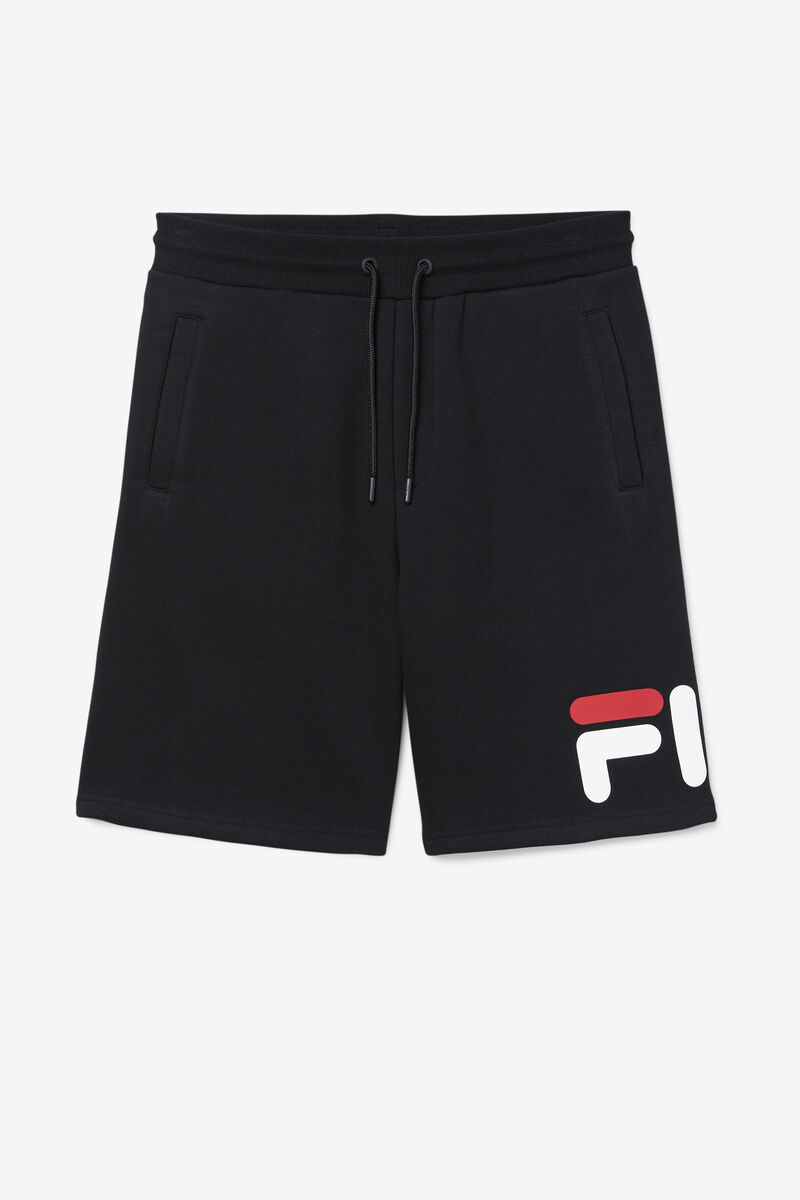 Men\'s Fila Furzer Short Shorts Black / White / Red | JRYodzZhYLV