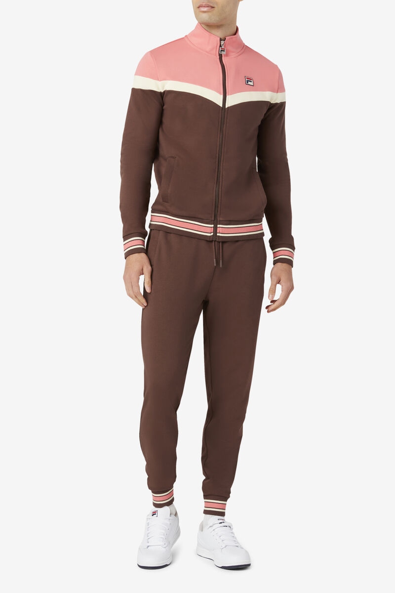 Men's Fila Galena Track Pant Tracksuits Brown | VNX2crp4Znz