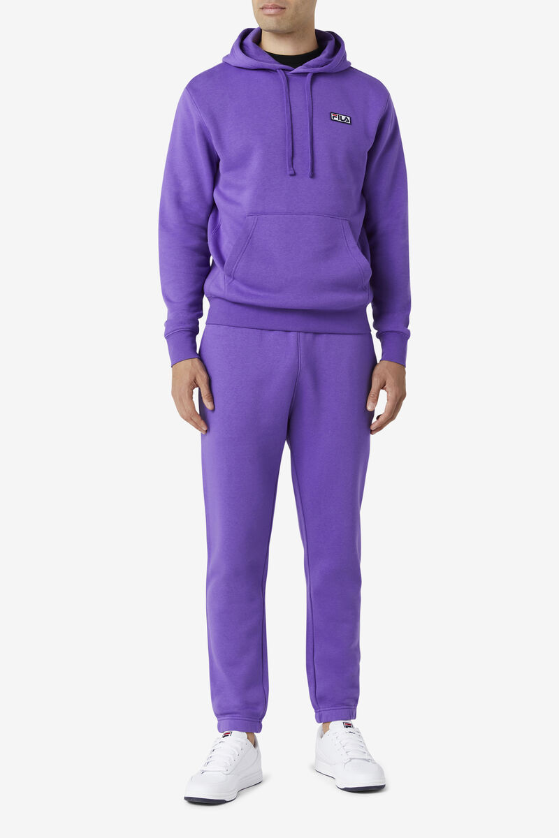 Men's Fila Garin Jogger Pants Purple | 1SevFWZvja2
