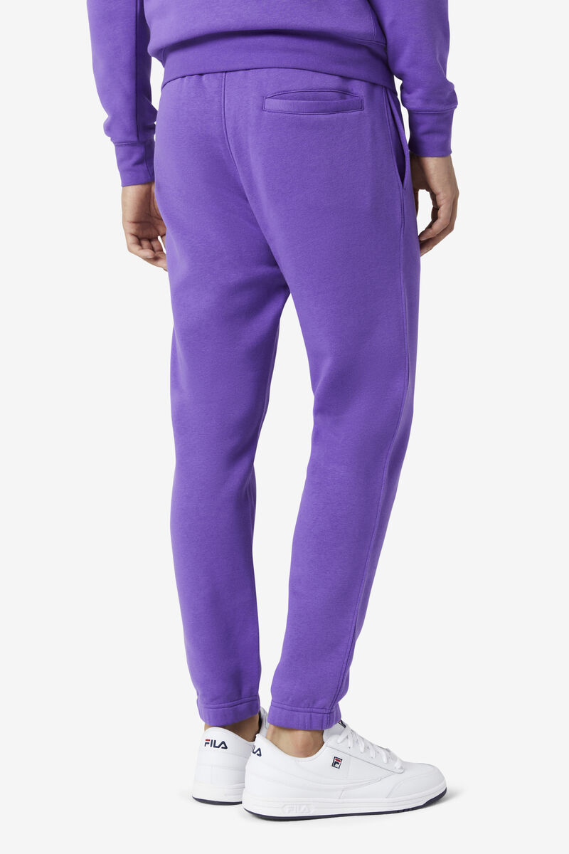 Men's Fila Garin Jogger Pants Purple | 1SevFWZvja2