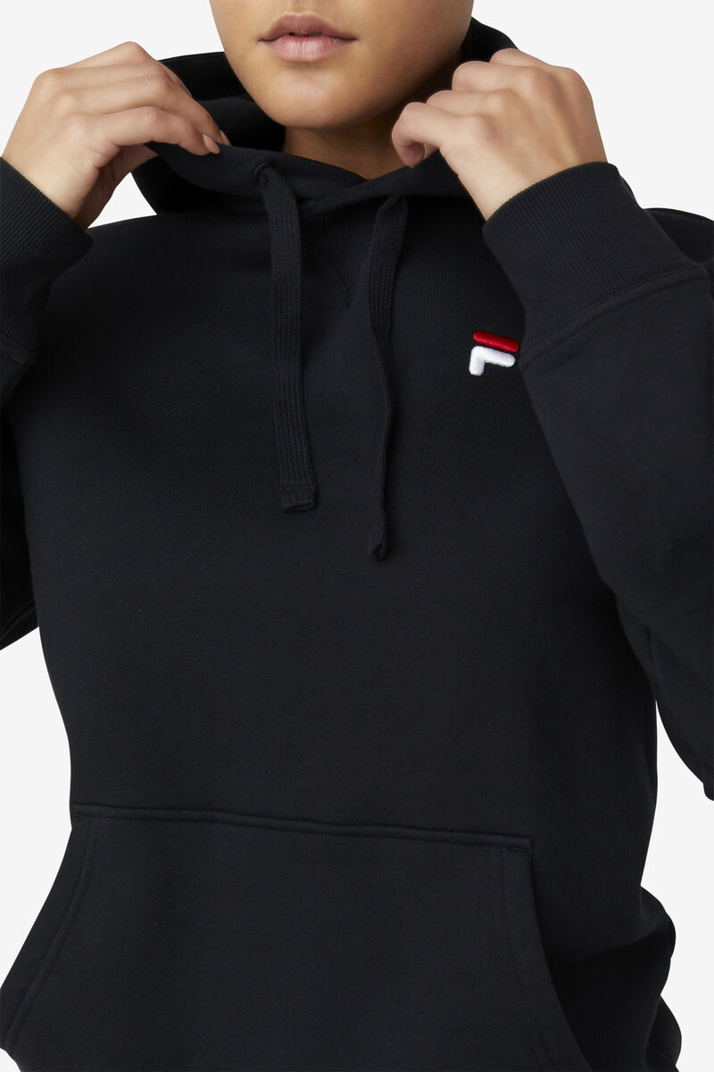 Men's Fila Godfrey Hoodie Hoodies Black | vPDKON9zt1T