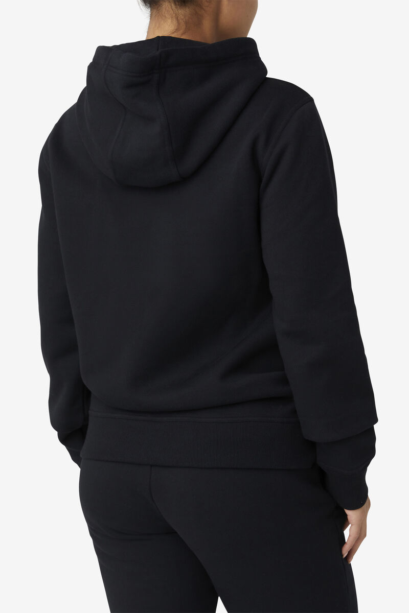 Men's Fila Godfrey Hoodie Hoodies Black | vPDKON9zt1T