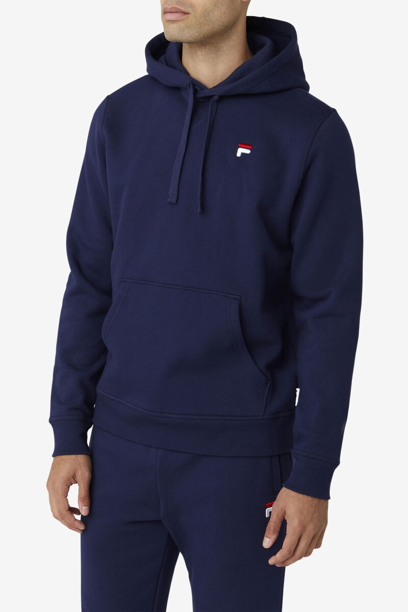 Men's Fila Godfrey Hoodie Hoodies Navy | kBHJk6Uap1B