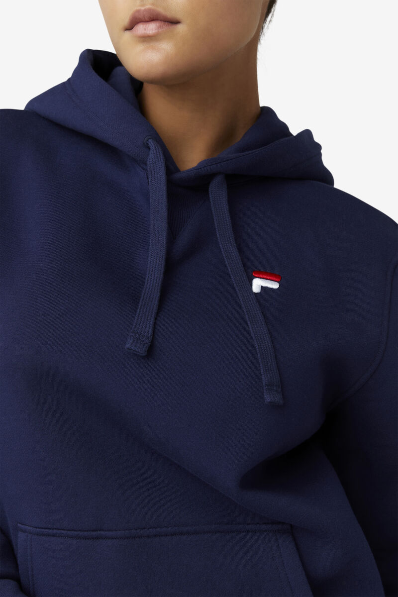 Men's Fila Godfrey Hoodie Hoodies Navy | kBHJk6Uap1B