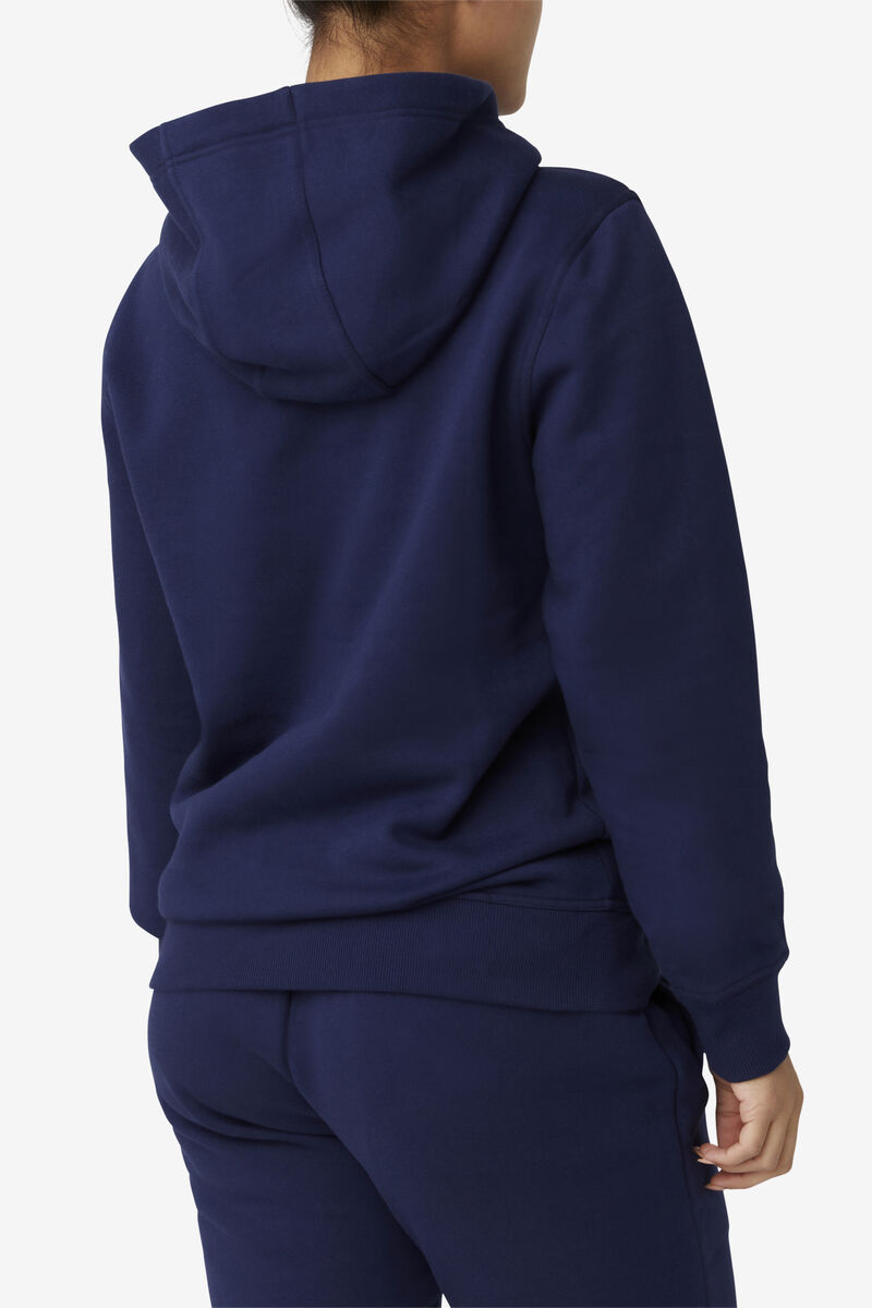 Men's Fila Godfrey Hoodie Hoodies Navy | kBHJk6Uap1B
