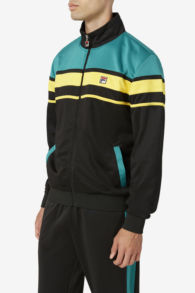 Men's Fila Gordon Jacket Jackets Black | m9bti2mYe7B