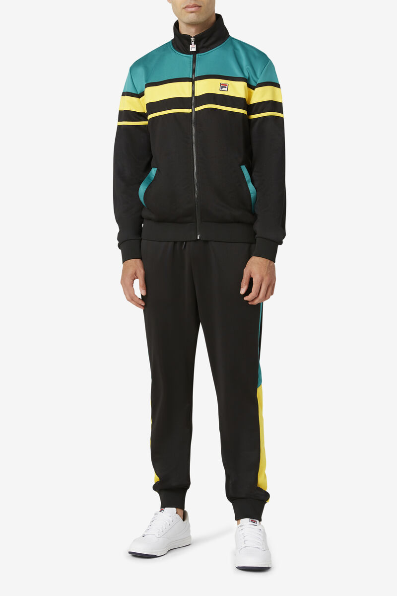 Men's Fila Gordon Jacket Jackets Black | m9bti2mYe7B