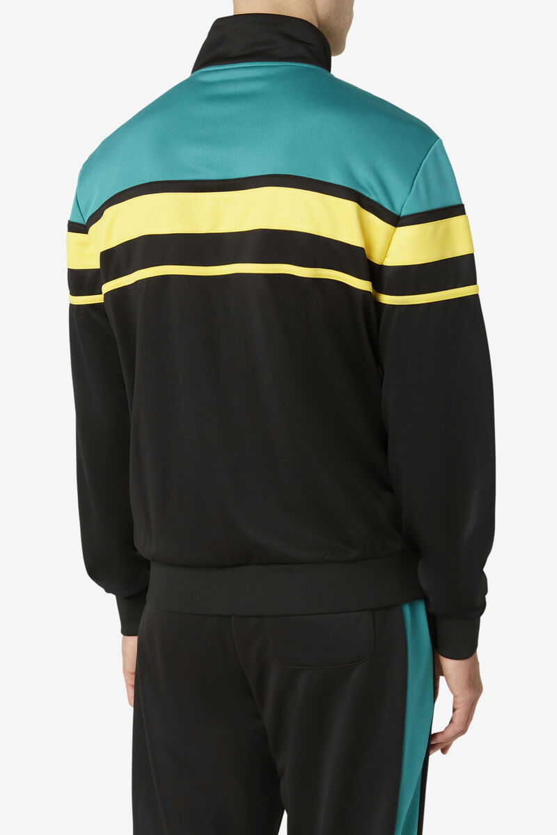 Men's Fila Gordon Jacket Jackets Black | m9bti2mYe7B