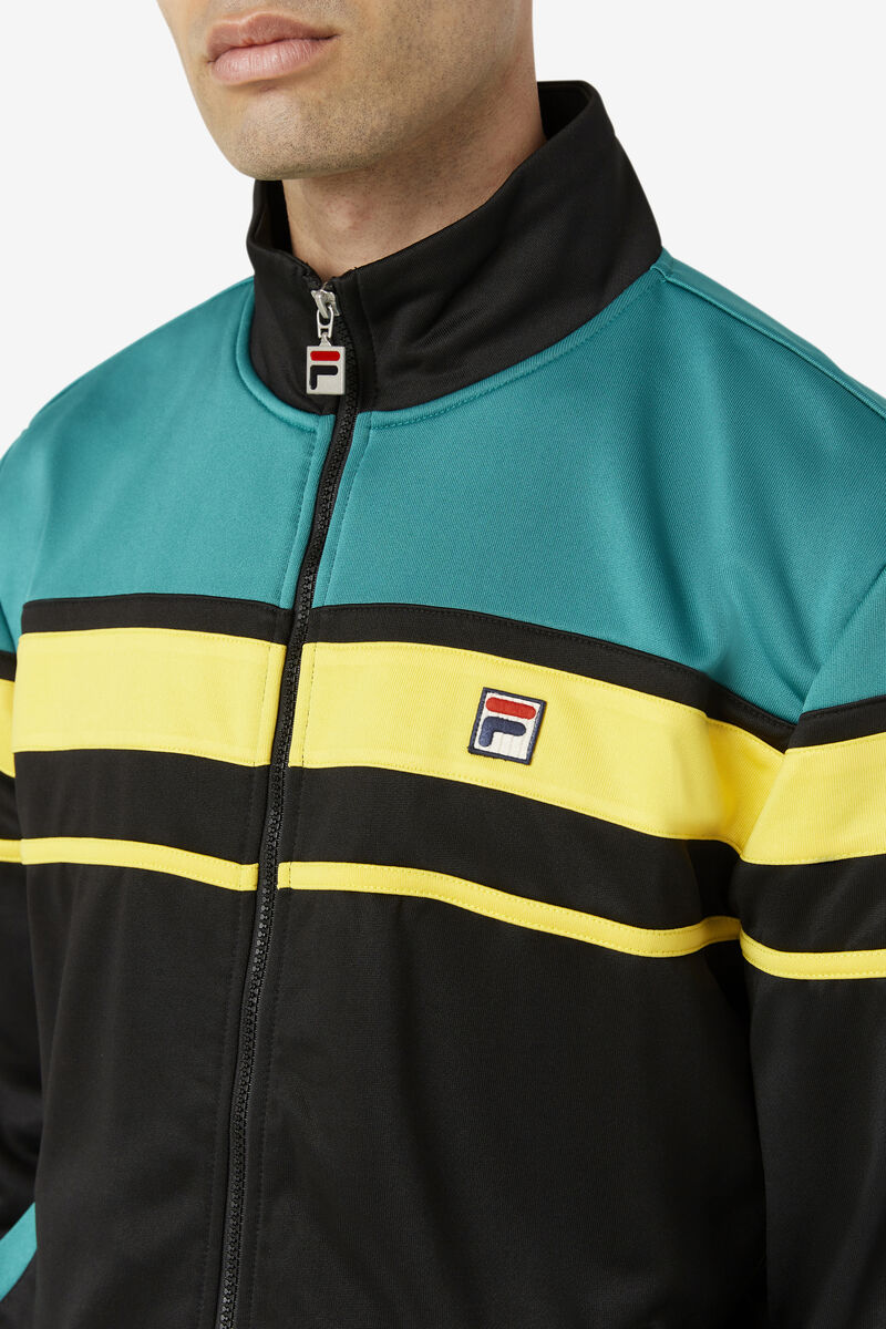 Men's Fila Gordon Jacket Jackets Black | m9bti2mYe7B