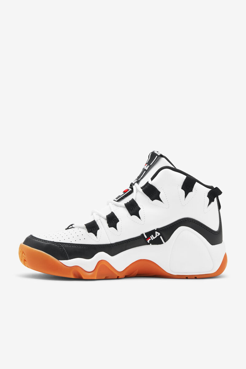 Men's Fila Grant Hill 1 Tarvos Basketball Shoes White / Black / Red | GDw97v4S8gV