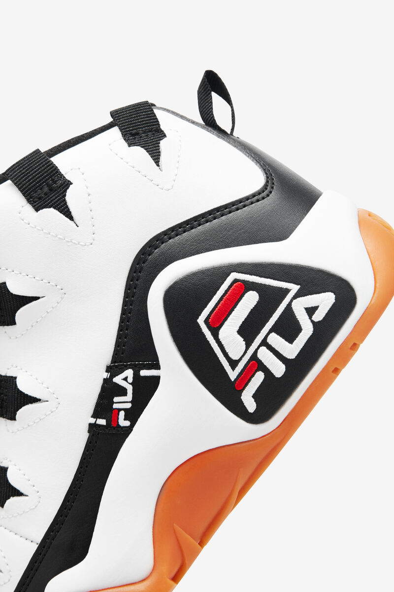 Men's Fila Grant Hill 1 Tarvos Basketball Shoes White / Black / Red | GDw97v4S8gV