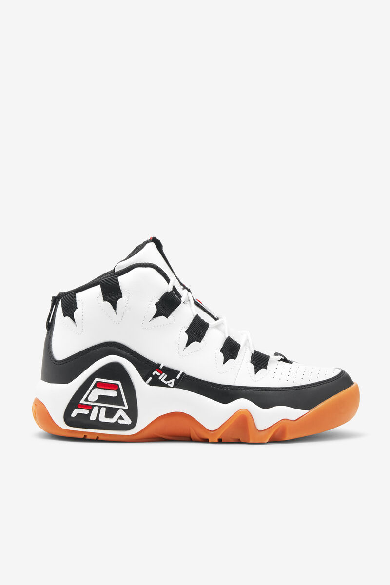 Men\'s Fila Grant Hill 1 Tarvos Basketball Shoes White / Black / Red | GDw97v4S8gV