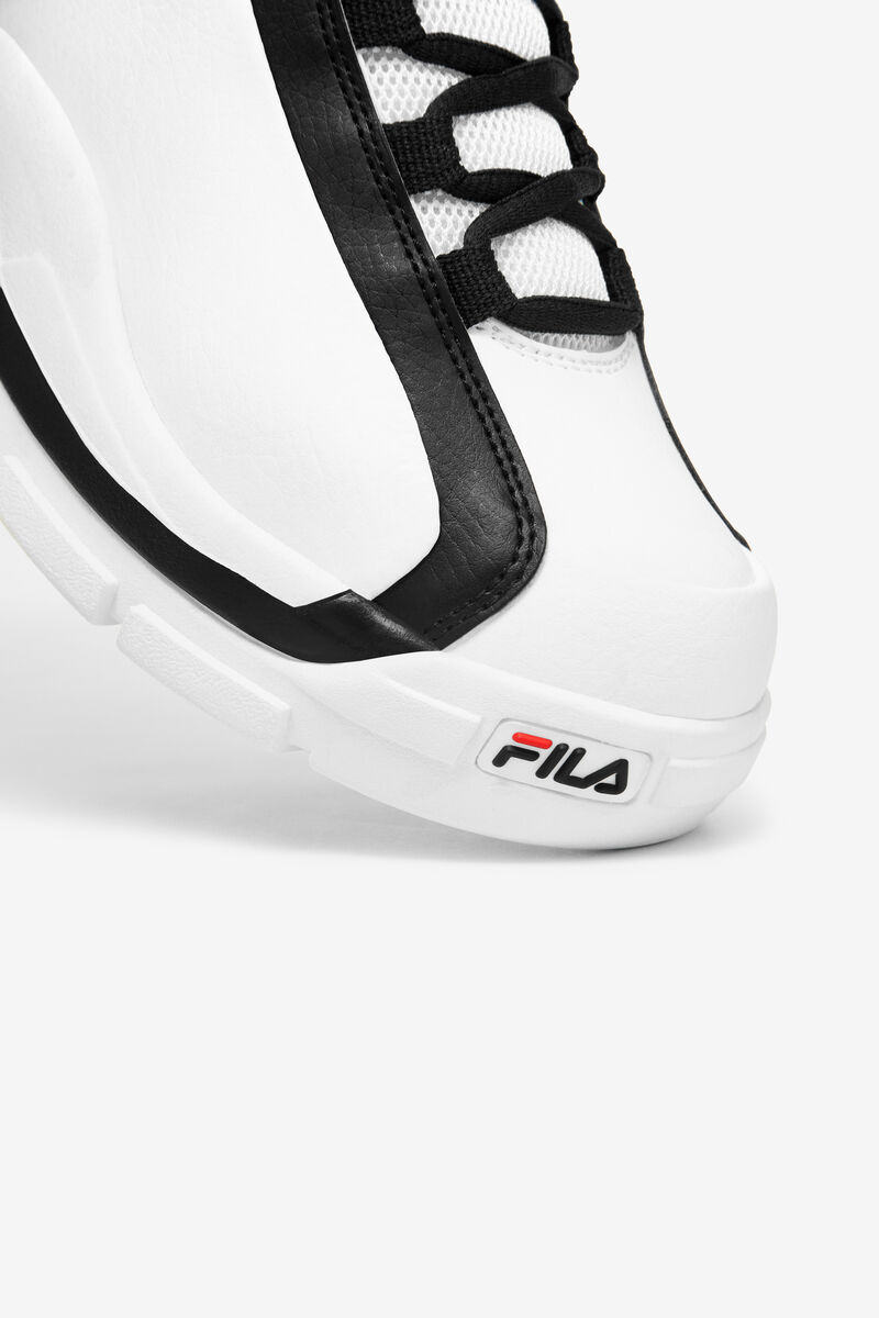 Men's Fila Grant Hill 2 Basketball Shoes White / Black / Red | Oo8tAvjMwNW