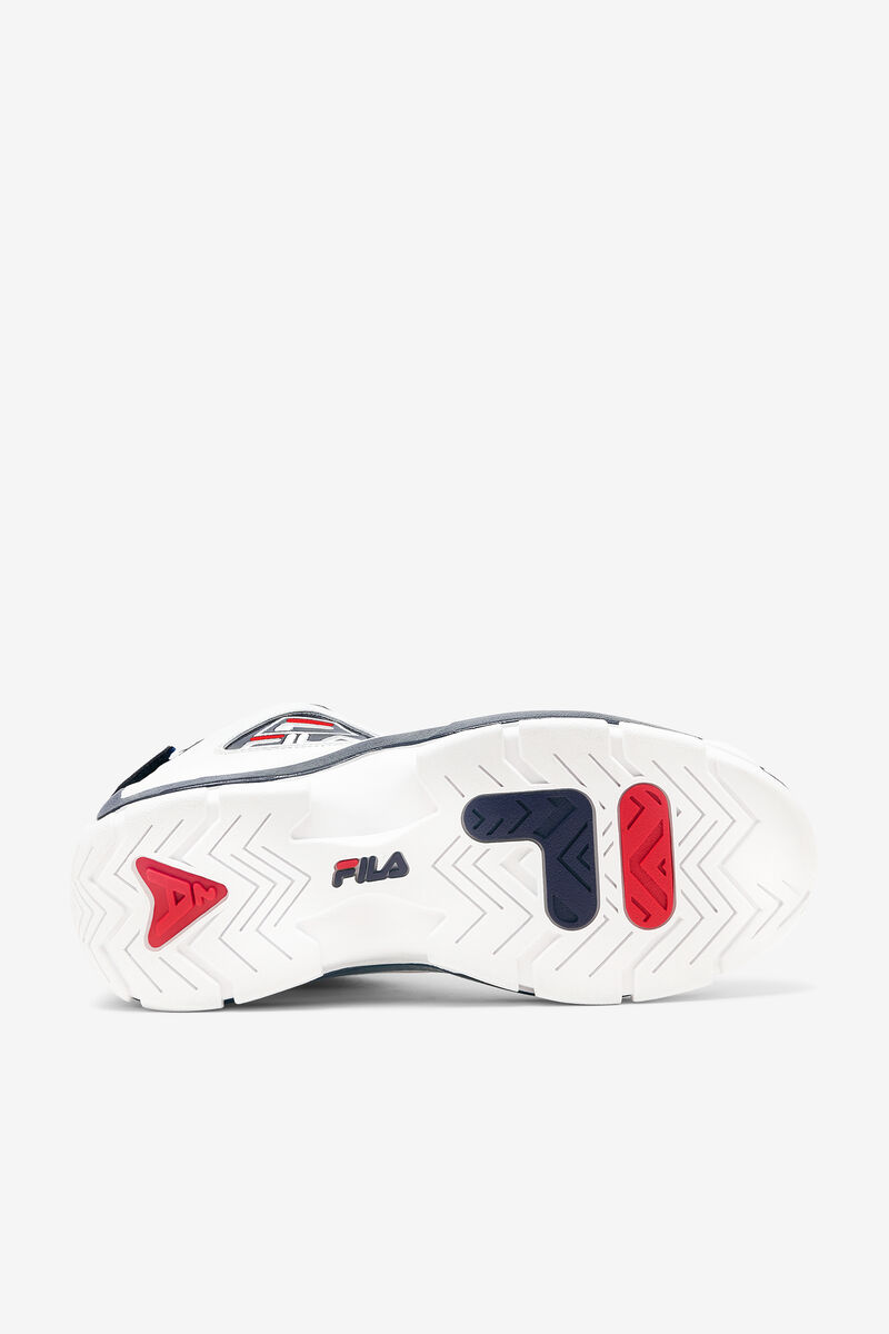 Men's Fila Grant Hill 2 Basketball Shoes White / Navy / Red | eO6OeFayirk