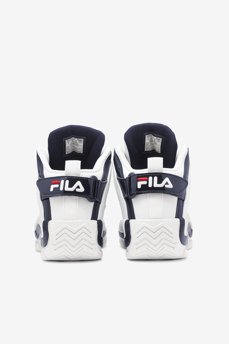 Men's Fila Grant Hill 2 Basketball Shoes White / Navy / Red | eO6OeFayirk