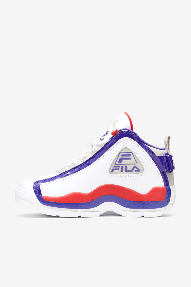 Men's Fila Grant Hill 2 Basketball Shoes White / Deep Blue | evSd2X4WmtN