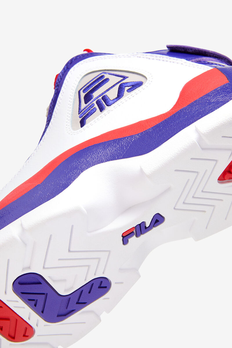Men's Fila Grant Hill 2 Basketball Shoes White / Deep Blue | evSd2X4WmtN