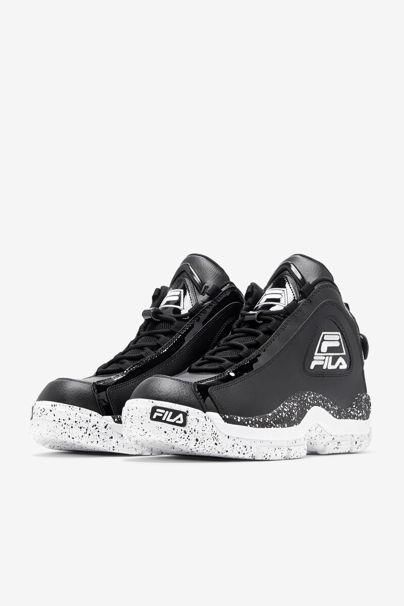 Men's Fila Grant Hill 2 Basketball Shoes Black / White / Black | hVkO8FPk918