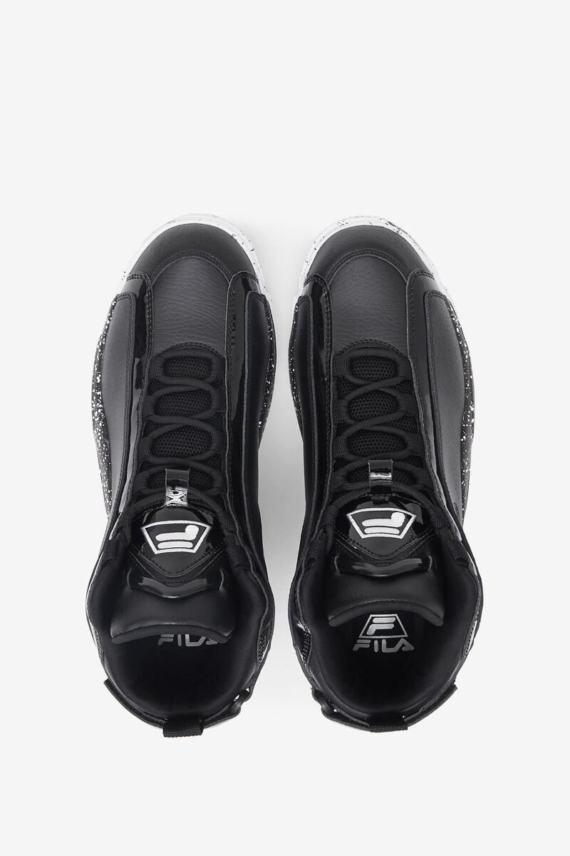 Men's Fila Grant Hill 2 Basketball Shoes Black / White / Black | hVkO8FPk918