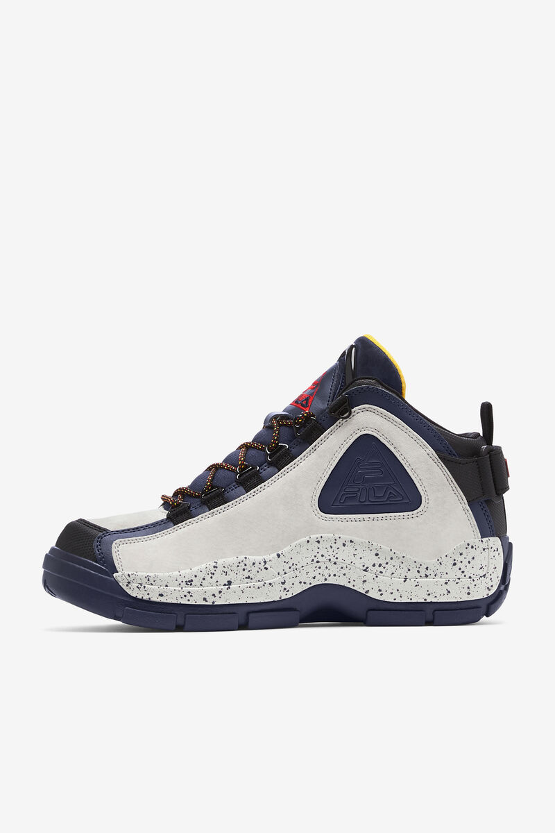 Men's Fila Grant Hill 2 Outdoor Basketball Shoes Navy / Silver / Black | CS3JynyzekT