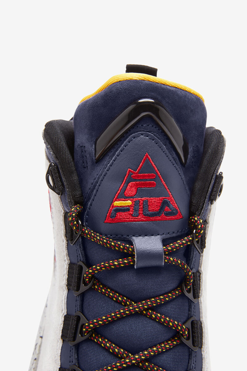 Men's Fila Grant Hill 2 Outdoor Basketball Shoes Navy / Silver / Black | CS3JynyzekT