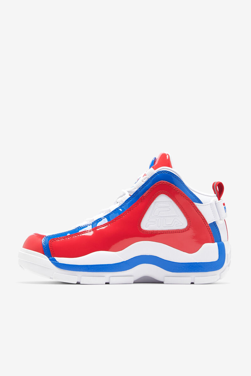 Men's Fila Grant Hill 2 - Red, White & Blue Basketball Shoes | Fila Sneakers White / Red / Blue | WO