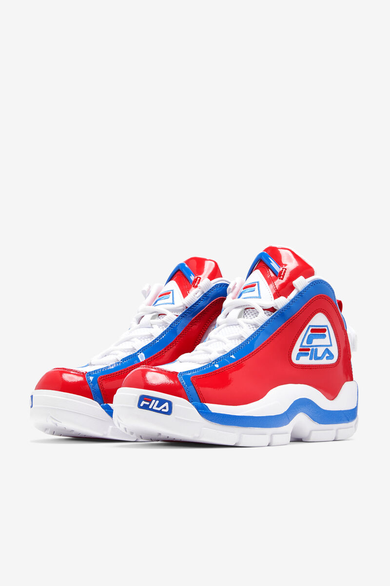 Men's Fila Grant Hill 2 - Red, White & Blue Basketball Shoes | Fila Sneakers White / Red / Blue | WO