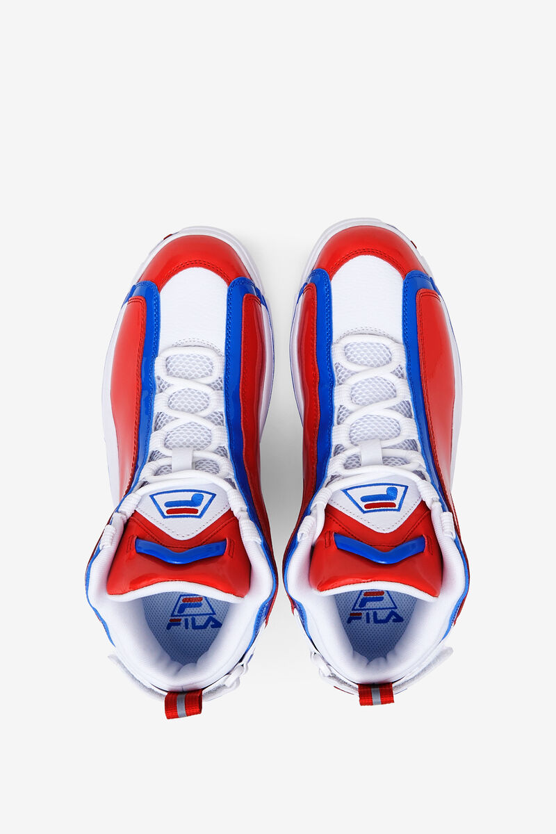 Men's Fila Grant Hill 2 - Red, White & Blue Basketball Shoes | Fila Sneakers White / Red / Blue | WO