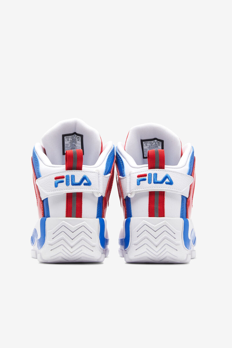 Men's Fila Grant Hill 2 - Red, White & Blue Basketball Shoes | Fila Sneakers White / Red / Blue | WO
