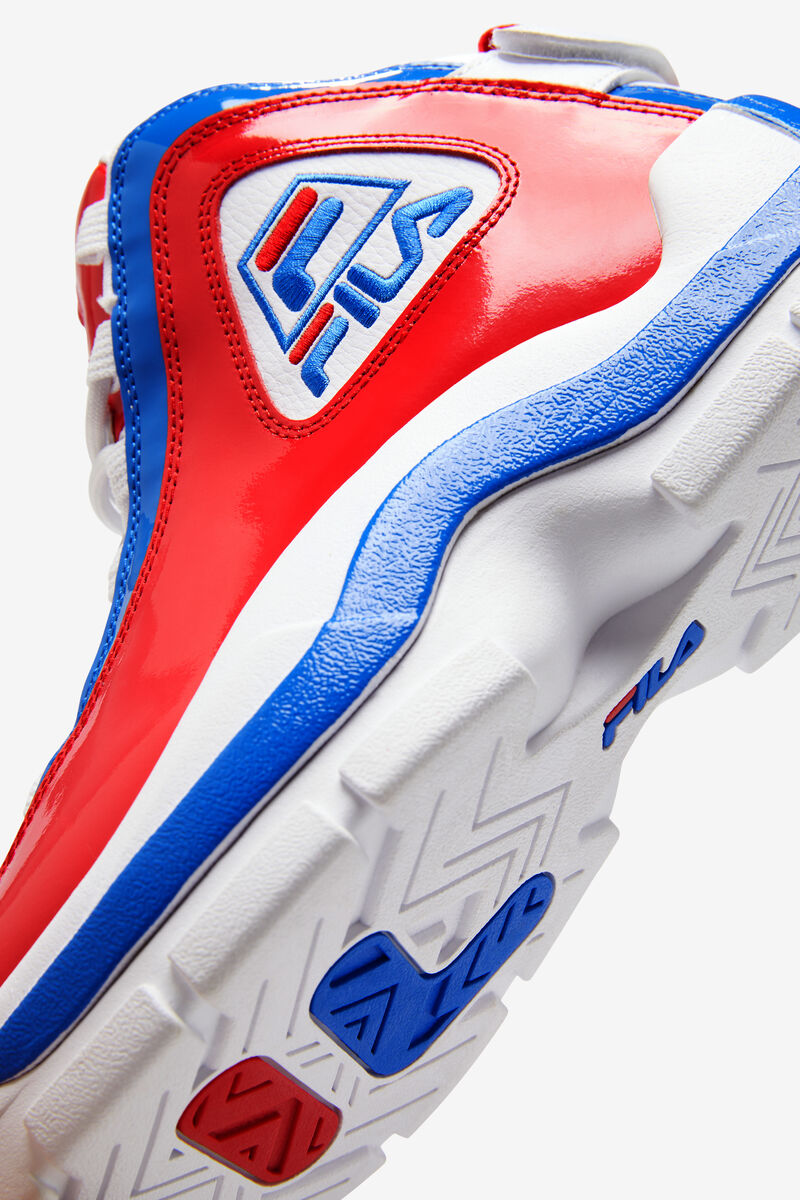 Men's Fila Grant Hill 2 - Red, White & Blue Basketball Shoes | Fila Sneakers White / Red / Blue | WO