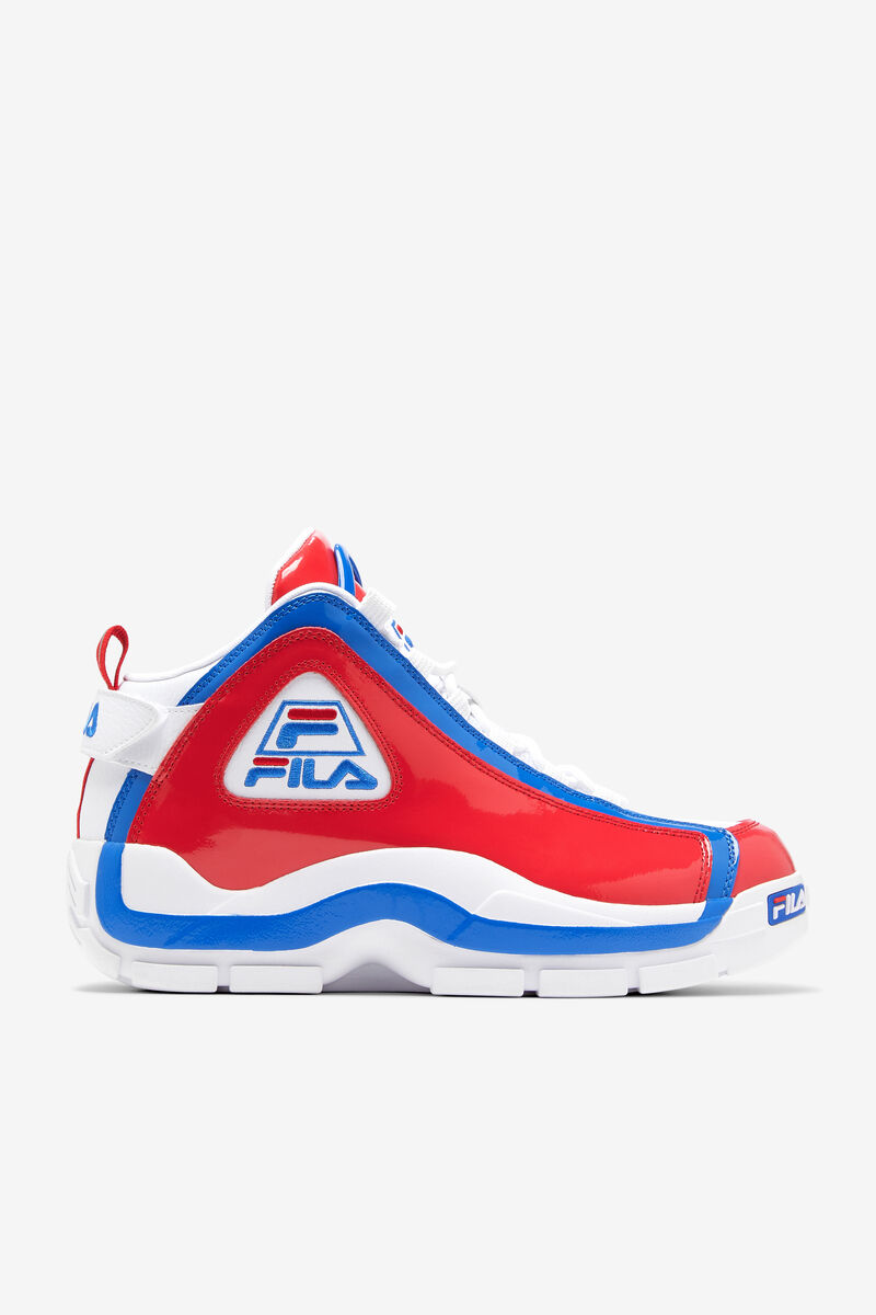 Men\'s Fila Grant Hill 2 - Red, White & Blue Basketball Shoes | Fila Sneakers White / Red / Blue | WO