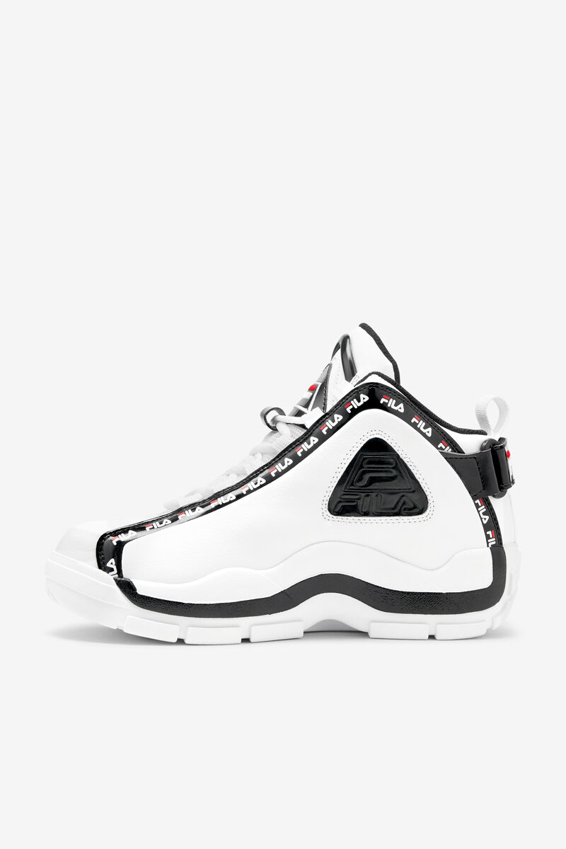 Men's Fila Grant Hill 2 Repeat Shoes Official | Fila Sneakers White / Black / Red | 1Mjw5fXZElR